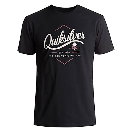 T-shirt Quiksilver Classic Ss Sea Tales black 2017 - 1