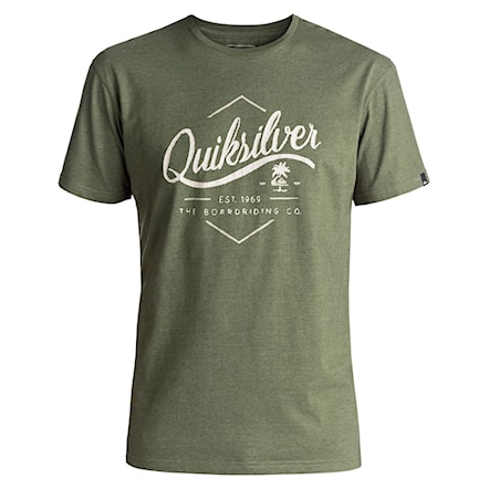T-shirt Quiksilver Classic Ss Sea Tales four leaf clover heather 2017 - 1