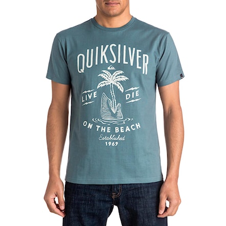 T-shirt Quiksilver Classic Ss Shark Island stormy weather 2016 - 1