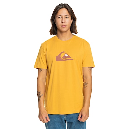 Koszulka Quiksilver Comp Logo SS mustard 2024 - 1