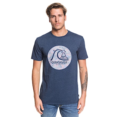 T-shirt Quiksilver Custom Prints moonlit ocean heather 2019 - 1