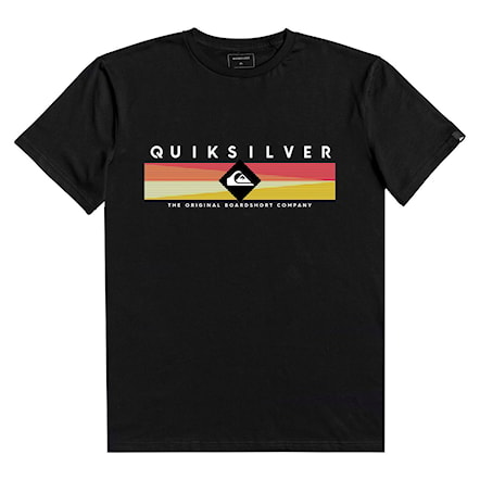 T-shirt Quiksilver Distant Fortune black 2020 - 1