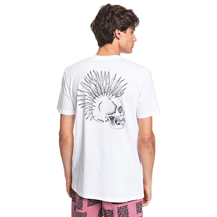 T-shirt Quiksilver Drum Therapy white 2020 - 1