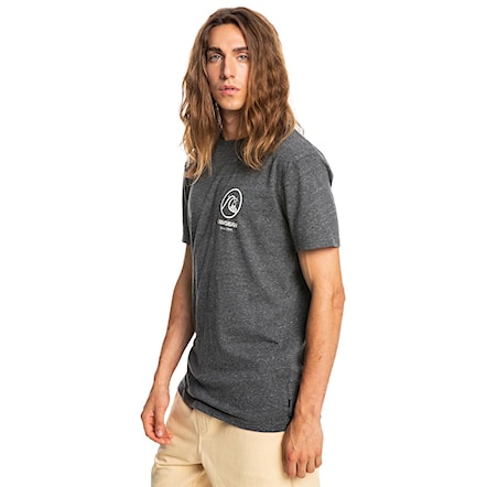 T-shirt Quiksilver Gone Words Ss charcoal heather 2022 - 3