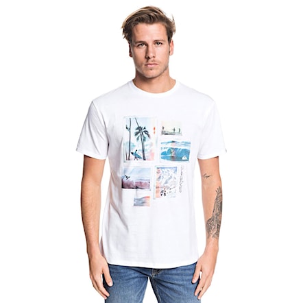 T-shirt Quiksilver Island Location white 2019 - 1