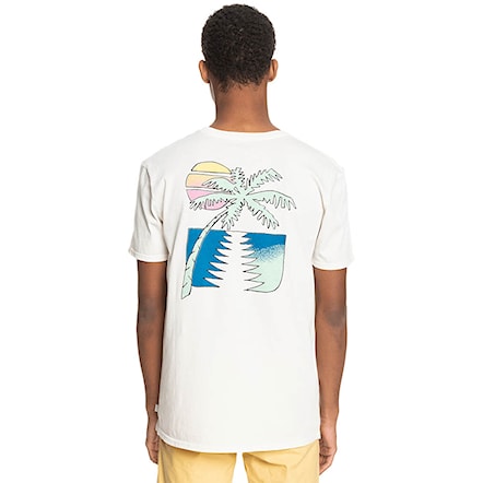 T-shirt Quiksilver Island Pulse Ss snow white 2021 - 1