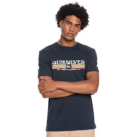 T-shirt Quiksilver Lined Up Ss navy blazer 2022 - 1