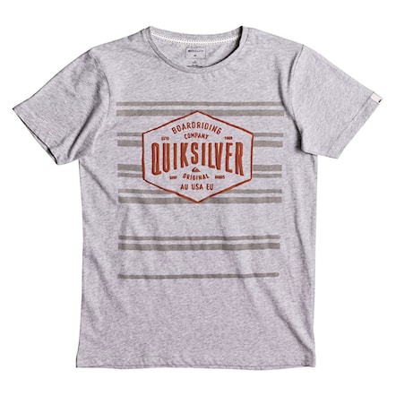 T-shirt Quiksilver Neverlost Striped Youth athletic heather 2017 - 1