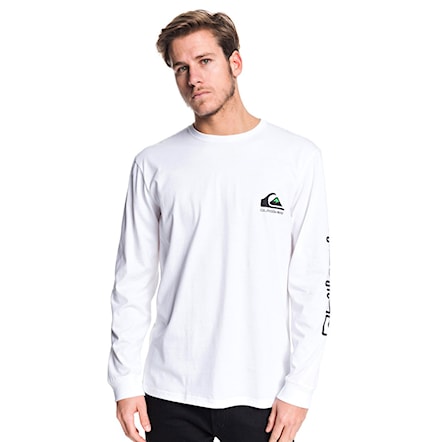 T-shirt Quiksilver Omni Logo Classic Ls white 2019 - 1