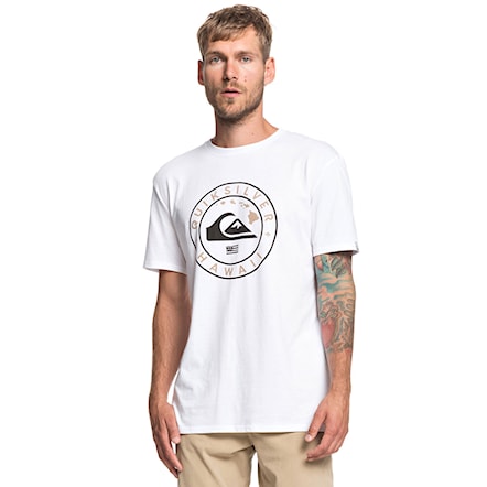 T-shirt Quiksilver Outlined Hi white 2019 - 1
