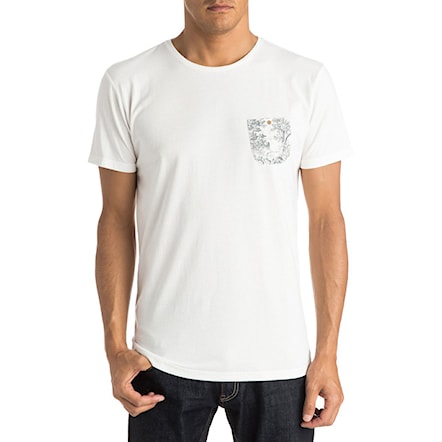 T-shirt Quiksilver Pick Pocket snow white 2016 - 1