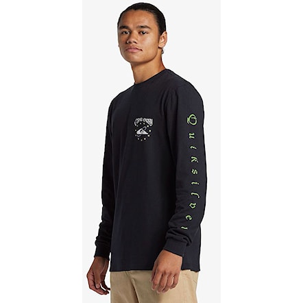 Tričko Quiksilver QS Cosmic LS black 2024 - 2