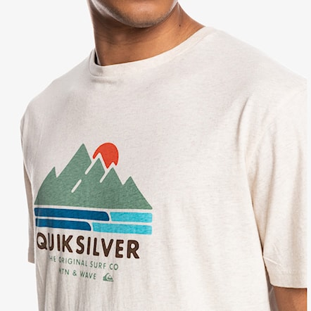 T-shirt Quiksilver Scenic Recovery Ss birch heather 2022 - 4