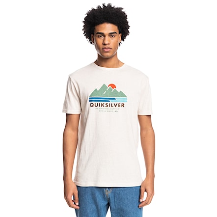 T-shirt Quiksilver Scenic Recovery Ss birch heather 2022 - 1