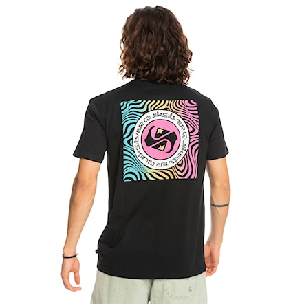 T-shirt Quiksilver Shadow Groove Ss black 2022 - 1