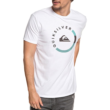 T-shirt Quiksilver Slab Session SS white 2018 - 1
