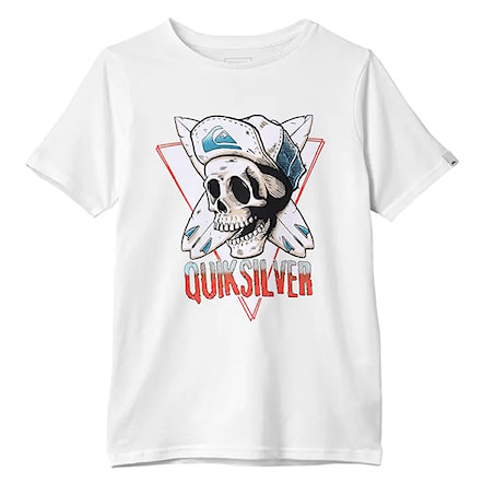T-shirt Quiksilver Soul Arch Youth white 2019 - 1