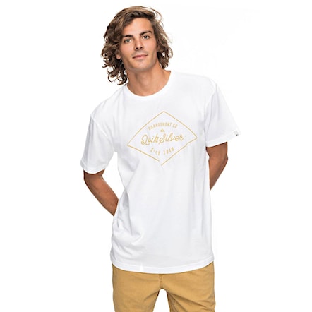 T-shirt Quiksilver Ss Classic Amethyst white 2018 - 1
