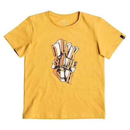 T-shirt Quiksilver Ss Classic Boy Fries golden glow 2017 - 1