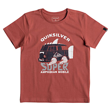 Koszulka Quiksilver Ss Classic Tee Amphibian Boy mineral red 2018 - 1