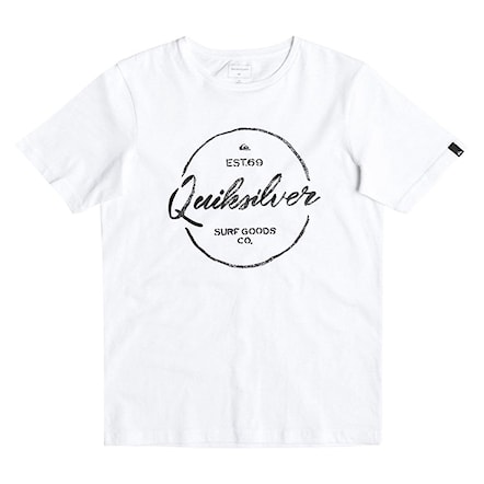 T-shirt Quiksilver Ss Classic Youth Silvered white 2017 - 1