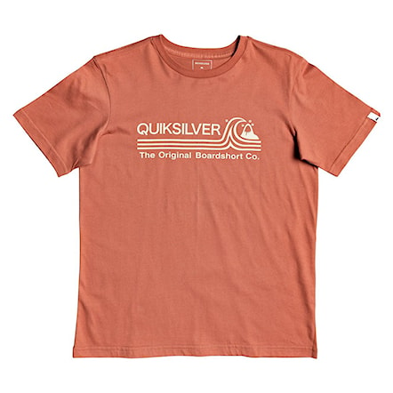 T-shirt Quiksilver Stone Cold Classic Youth redwood 2020 - 1