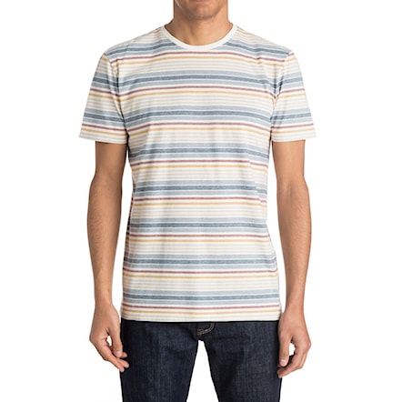 T-shirt Quiksilver Stripey Stripe snow white 2015 - 1