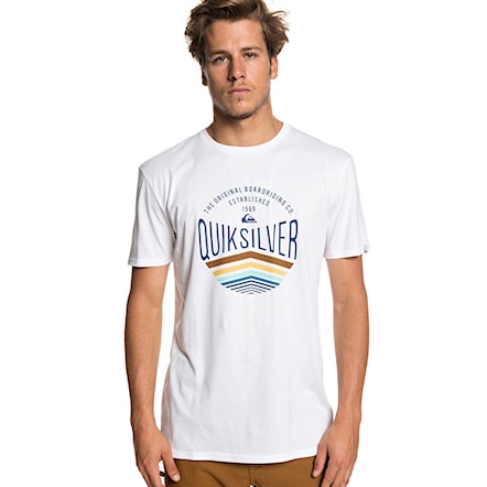 Koszulka Quiksilver Sunset Logo white 2019 - 1