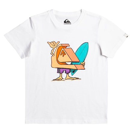 T-shirt Quiksilver Surf Buddy SS Boy white 2023 - 1
