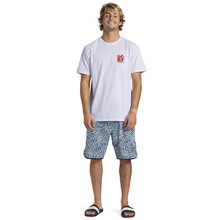 T-shirt Quiksilver Surf Moe white 2024 - 4