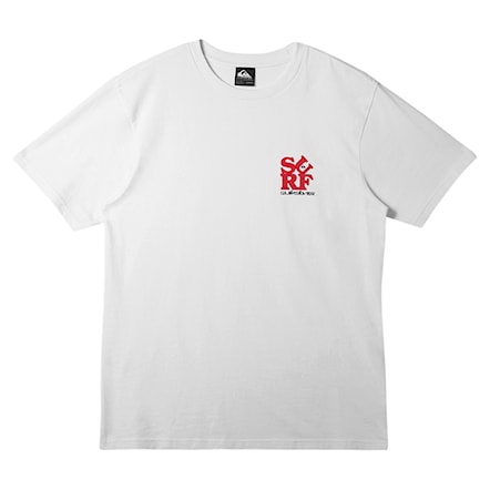 T-shirt Quiksilver Surf Moe white 2024 - 5