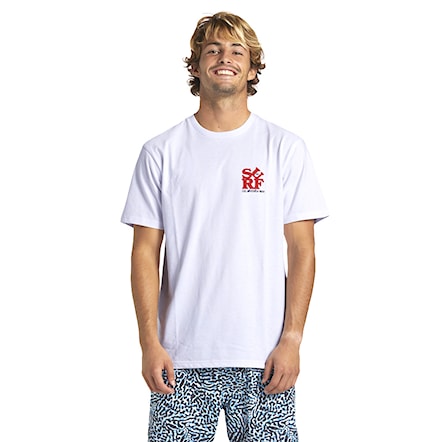 T-shirt Quiksilver Surf Moe white 2024 - 1
