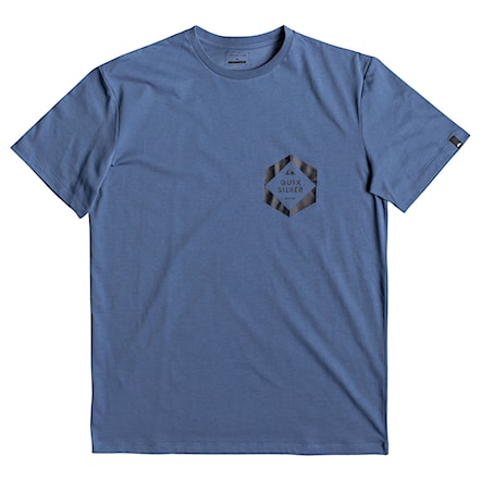 T-shirt Quiksilver Swell Frame bijou blue 2019 - 1