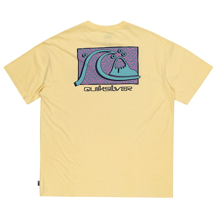 T-shirt Quiksilver Take Us Back Bubble SS mellow yellow 2024 - 1
