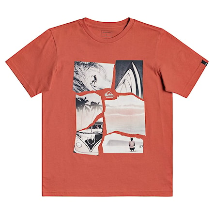 T-shirt Quiksilver Torn Apart Ss Youth chili 2020 - 1
