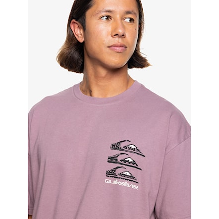 Koszulka Quiksilver Vertical Logos grape shake 2024 - 4