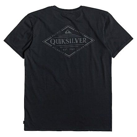 T-shirt Quiksilver Vibed black 2019 - 1