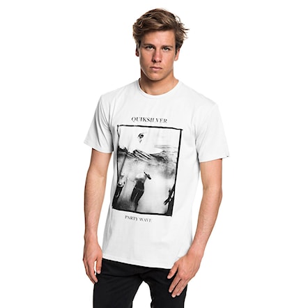 T-shirt Quiksilver Wave Party SS white 2018 - 1