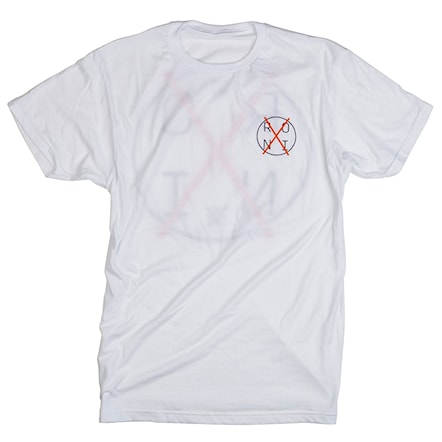 T-shirt Ronix Code 77 white/black/orange 2016 - 1