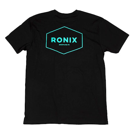 Koszulka Ronix Homeland Pocket black/blue 2021 - 1