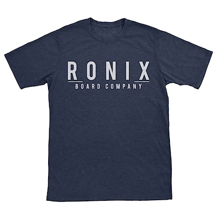 Koszulka Ronix Mega Corp dark blue heather/white 2018 - 1