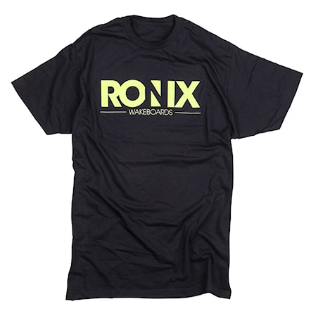T-shirt Ronix Megacorp Tee black/day glo 2017 - 1
