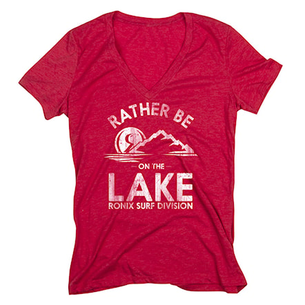 T-shirt Ronix On The Lake heather red 2017 - 1