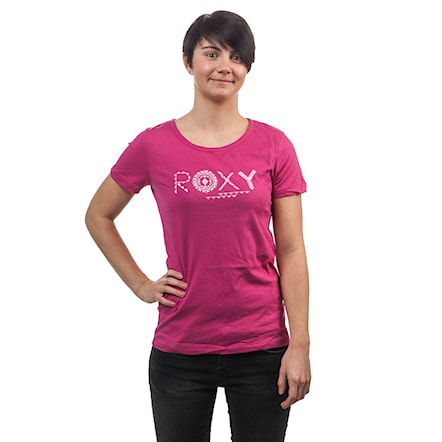 T-shirt Roxy Basic Crew G berry heather 2015 - 1