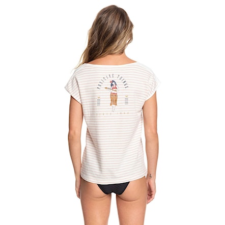 T-shirt Roxy Miami Vibes B cafe creme stan stripe 2020 - 1