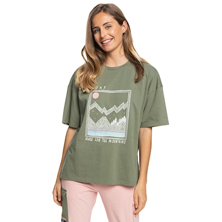 T-shirt Roxy Mister Moonlight deep lichen green 2022 - 1
