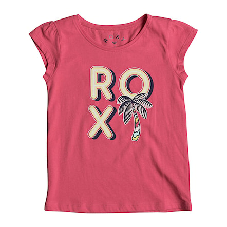 Koszulka Roxy Moid Multi Palm Tree rouge red 2018 - 1