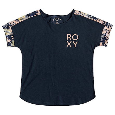 T-shirt Roxy Own Paradise dress blues big full floral 2019 - 1