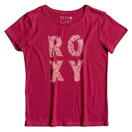 T-shirt Roxy Rg Basic Crew Wild Child red plum 2016 - 1