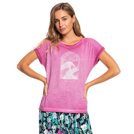 T-shirt Roxy Summertime Happiness A pink guava 2022 - 1